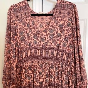 Romantic gypsy maxi dress size 2x boho India